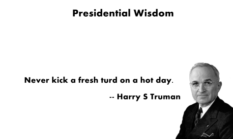 harry truman dog turd