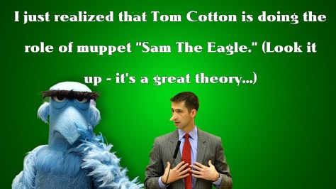 tom cotton sam the eagle