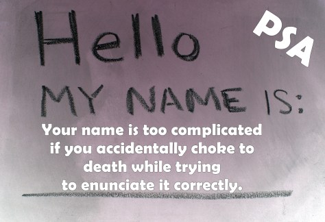 name