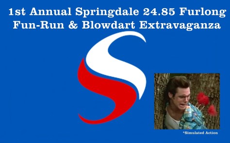 red white double s blue background