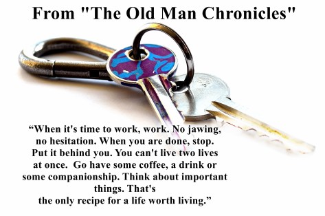 work and put it behind you