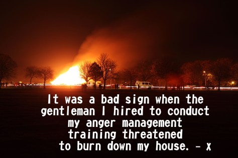 anger burned