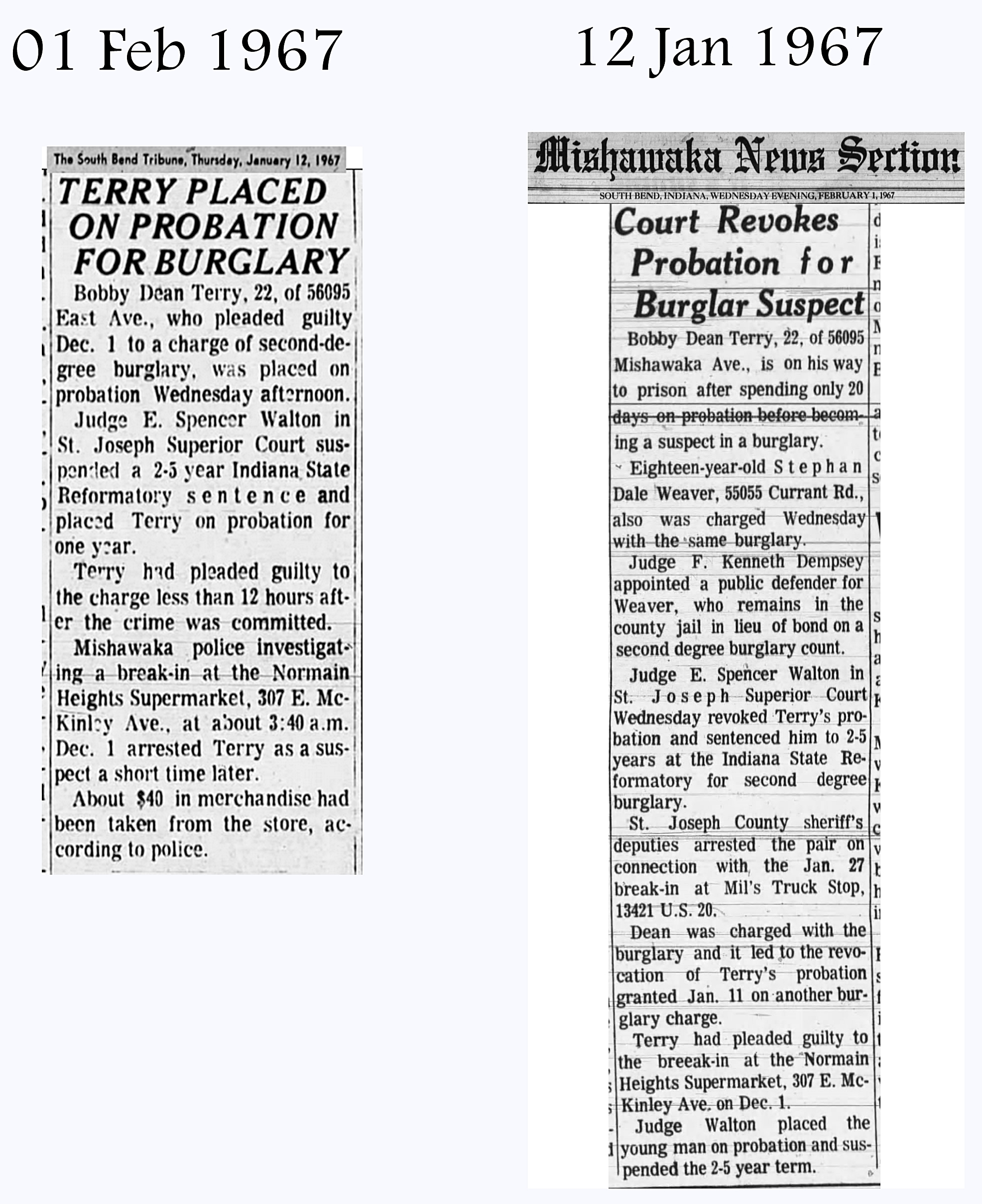01 feb 1967 and other for dad combined