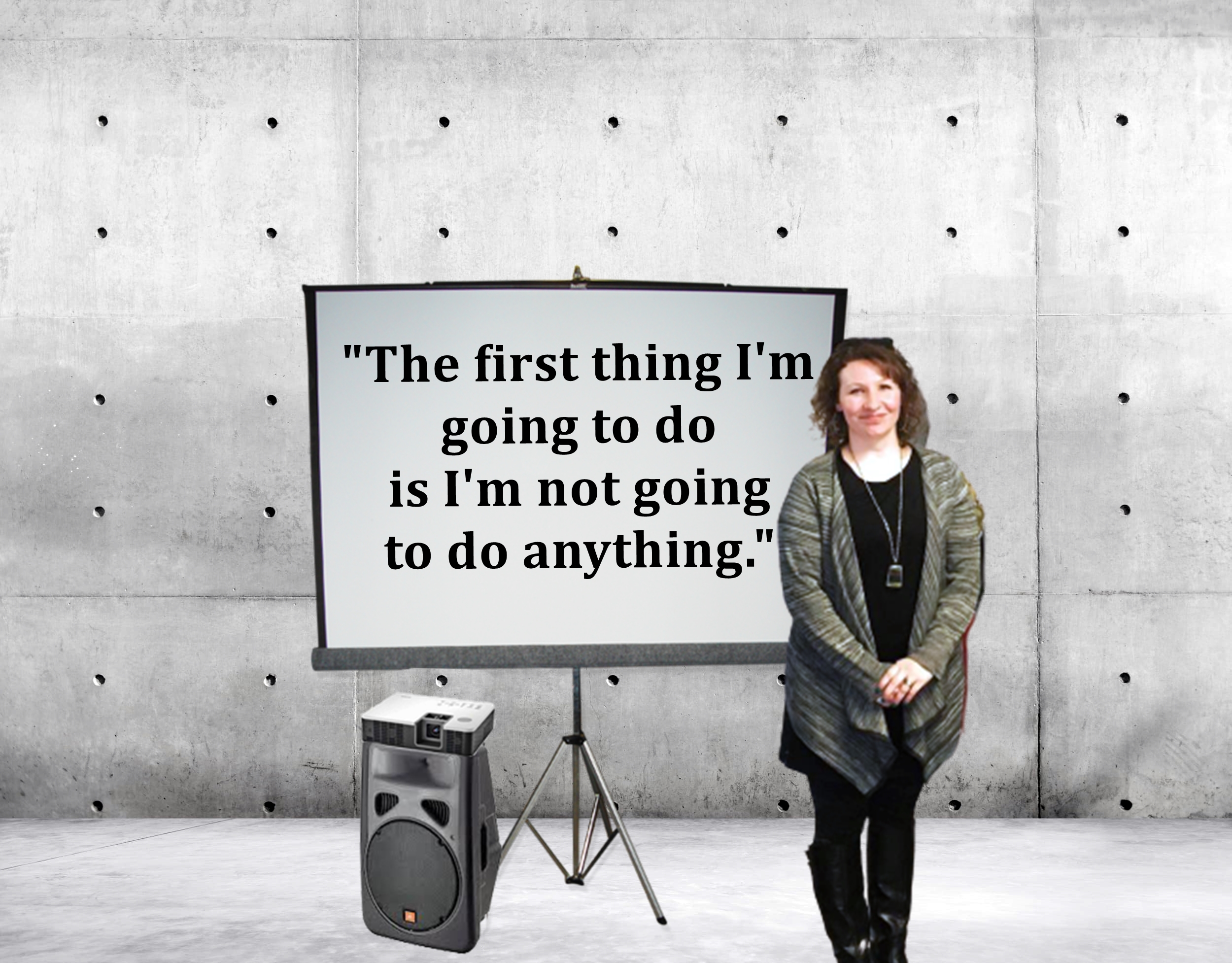 Concrete Wall and Cement Floor for Copy Space